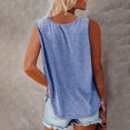 thumbnail image 3 of Birdeem Womens Printed Sleeveless Casual V-Neck Tank Top, 3 of 10