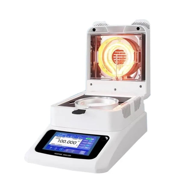 Moisture Analyzer Balance Meter 0.001g Readability Touch Screen Laboratory Balance 120gx0.001grams