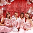 thumbnail image 2 of CJiaWei Rain Curtain Balloon Wedding Wedding Room Dress Birthday Party Background Wall Posting MultiScene Suitable For Arrangement Tassel Color Ribbon, 2 of 4