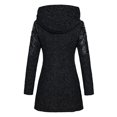 thumbnail image 4 of LSLJS Manteau Ajusté Chaud pour Femmes, Manteau Épais, Manteau d'Hiver, Manteau à Capuche avec Fermeture Éclair, 4 of 4