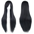 thumbnail image 1 of Perruque Universelle d'Anime pour Transformations Fibre Haute Température 80 cm Cheveux Longs Raides Coiffe Résistante à la Chaleur Taille Ajustable pour Fans d'Anime et Cosplayers, 1 of 4