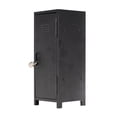 thumbnail image 3 of veasfak Mini Locker Decorative Iron Girls Lockbox for Stationery Jewelry Living Room black, 3 of 9