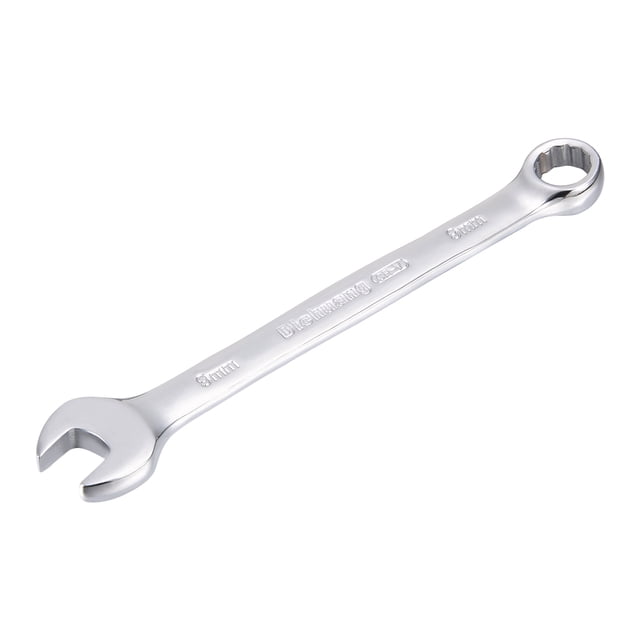 Unique Bargains Metric 9mm 12-Point Box Open End Combination Wrench Chrome Finish, Cr-V