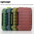 thumbnail image 4 of pitrice Boîte de Pêche Rangement Attirail Leurre Appât Conteneur Double Face Compartiments Organisateur Sac à Dos Outils Accessoire Capacité Vert Vert, 4 of 6