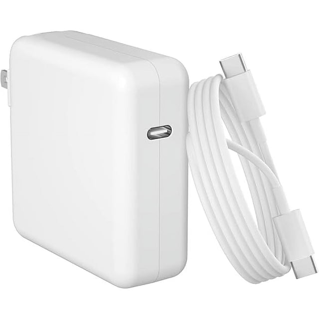 W829 Mac Book Pro Charger - 96W USB C Charger Fast Charger for USB C Port MacBook pro & MacBook Air, ipad Pro, Samsung Galaxy and All Type C Device, 6.6 ft USBC Cable Included
