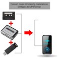 thumbnail image 3 of Lecteur de Cassettes Portable EC218, Enregistreur de Cassettes vers PC, Convertisseur Mp3 CD, Cassette de Capture, Lecteurs Personnels Nostalgiques, Audio Numérique, Musique, Convertisseur Mp3, Cassette, Branchez et Utilisez, 3 of 8