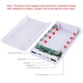 thumbnail image 3 of Boîtier de Pile Portable Banque d'Alimentation USB Boîtier de Chargeur d'Alimentation, Boîtier Boîtier de Banque d'Alimentation de Pile Bricolage avec Sortie USB et Indicateur, 3 of 7