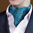 thumbnail image 3 of Cravate pour Homme Mode Affaires Professionnelle Cravate Foulard Tissée Ascot à Nouer, 3 of 10