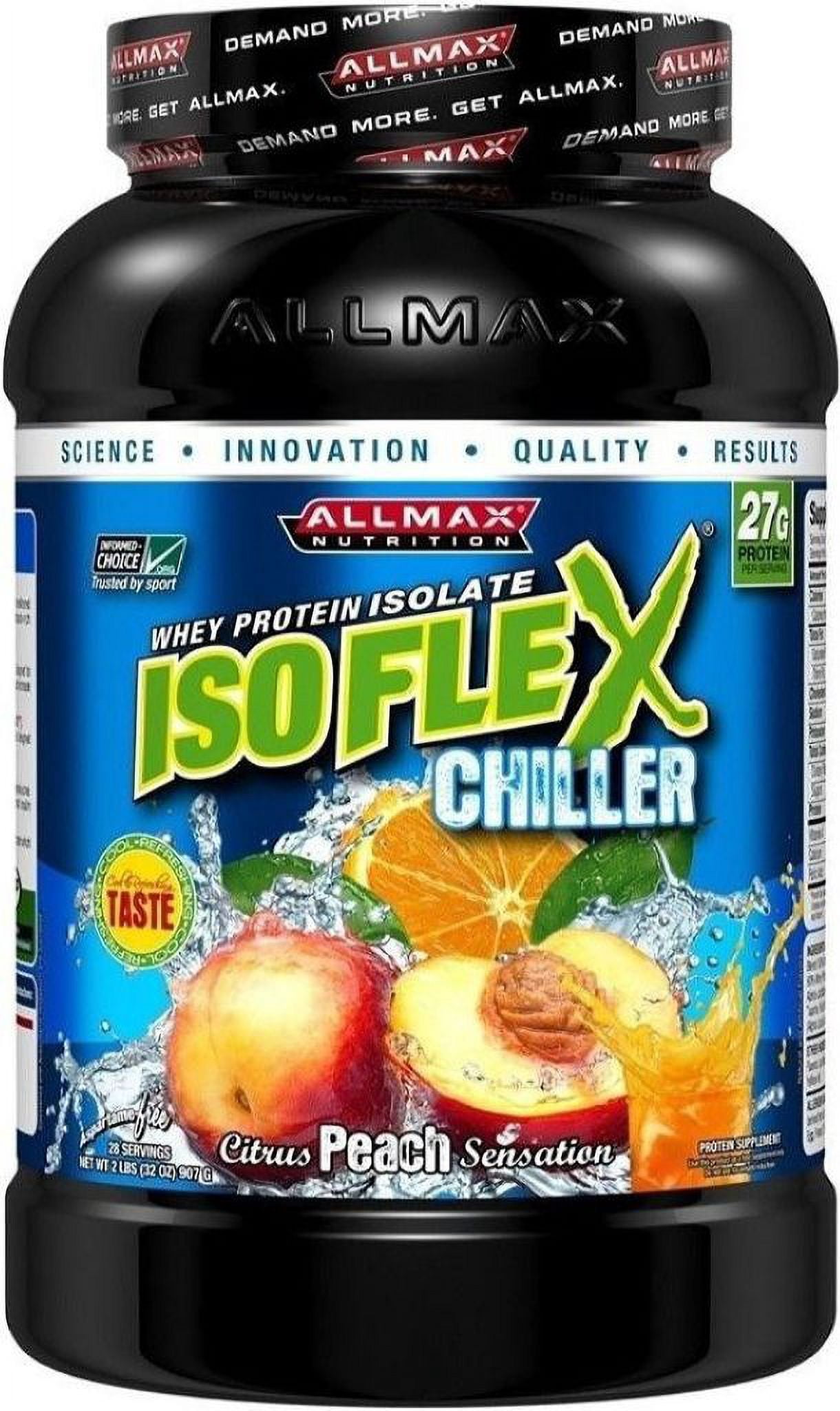 ALLMAX Isoflex Chiller (Sensation Pêche aux Agrumes - 908 gr)