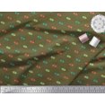 thumbnail image 2 of Soimoi Satin Silk Fabric Aztec Small Print Fabric by Yard 42 Inch Wide, 2 of 3