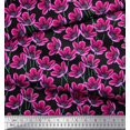 thumbnail image 3 of Soimoi polyester Crepe Fabric Artistic Floral Fabric Prints By Yard 42 Inch Wide, 3 of 3