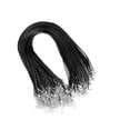thumbnail image 1 of 100 Pieces Necklace Rope Simple Design Reusable Pendant Vintage Style Necklace Wire Jewelry Making Cord DIY Crafting Handicraft Accessories Black White, 1 of 8