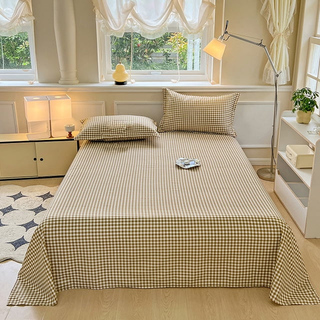 1 Pce Drap de Lit en Polyester Uni 86,6 X 90,6 Pouces - Drap-Housse Doux Lavable Résistant à la Décoloration pour Matelas Standard, 8 Options de Couleur, Extra Profond, YISHFHP, Multicolore