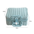 thumbnail image 3 of SDNall Retro Imitation Rattan Storage Box for Photos and Home Decor, Portable Organizing Box with Cotton Lining for Photography Props and Wedding Souvenirs, 3 of 7