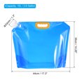 thumbnail image 2 of Unique Bargains 10L Collapsible Water Container Bag, Plastic Storage Jug Folding Water Bag, 4 Pack Blue, 2 of 7