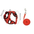 thumbnail image 3 of Yunuuuoa Adjustable Pet Harness Leash Set Soft Breathable Mesh Vest Walking Gear for Cats and Dogs Escape Proof Reflective Padded Control for Outdoor Travel Training, 3 of 6
