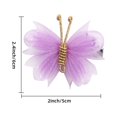 thumbnail image 3 of 2 Pieces Butterfly Hair Clips Curly Hair Portable Cute Hair Styling Accessories Mesh, 3 of 9