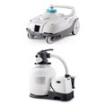 thumbnail image 1 of Intex Auto Pool Cleaner w/Krystal Clear Saltwater System & Sand Filter Pump, 1 of 12
