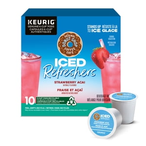 The Original Donut Shop, Rafraîchissements glacés Acai frais, pods K-Cup, 10 Pottes
