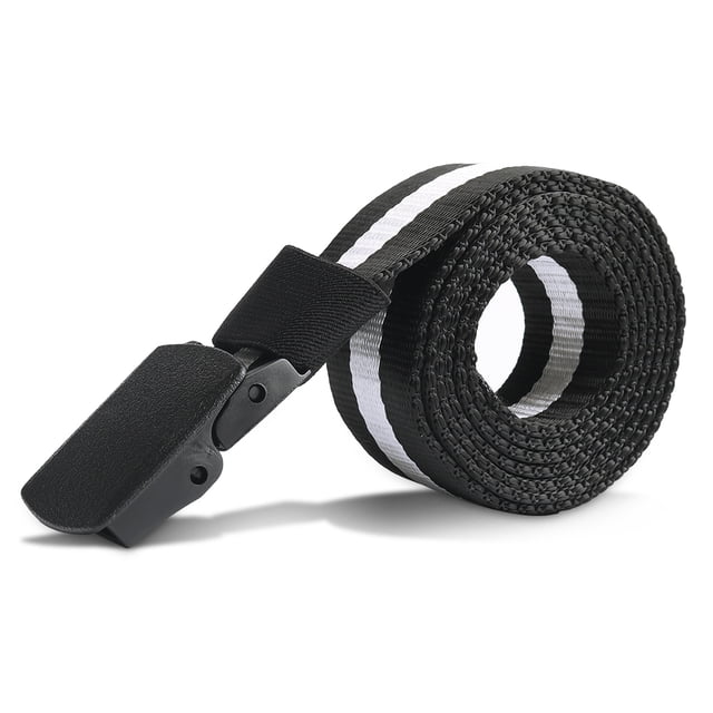 braveheart Men Boys Canvas Breathable Tactical Waist Belt with Plastic Buckle Solid Waist Strap Belts Rescue Rope Band