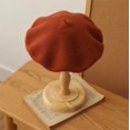 thumbnail image 4 of LinYooLi Hot Selling Autumn And Winter Wool Beret For Girls, Artistic And Retro, Versatile Korean Version Painter Hat, English Solid Color Felt Hat, 4 of 9