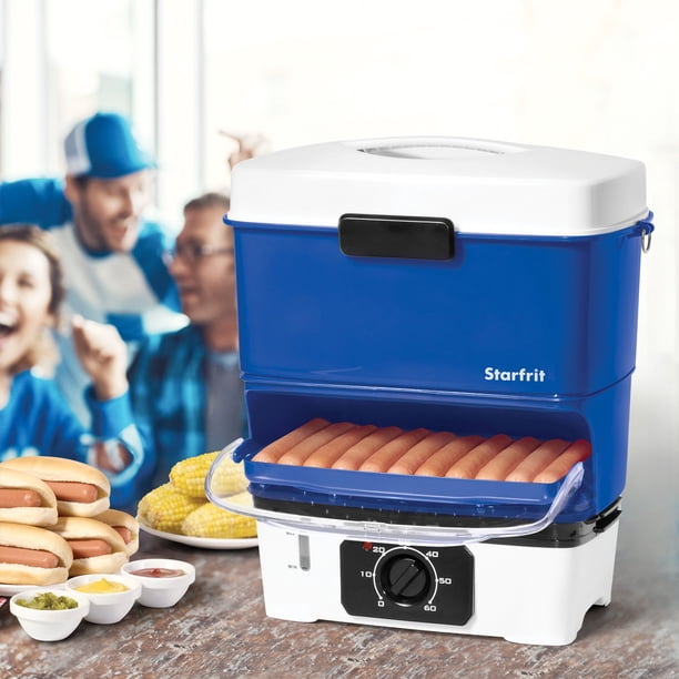 ホットドッグスティマー 　　　　　　　　　　　Starfrit Starfrit Electric Hot Dog Steamer, Steams up to 12 Hot-Dogs