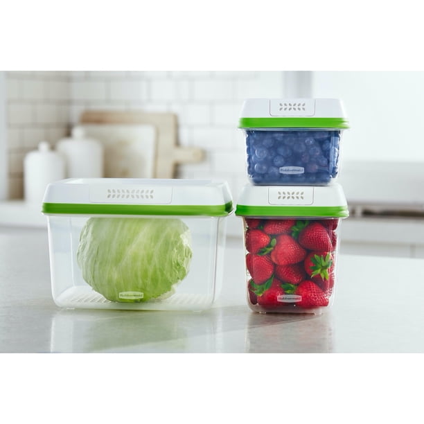 Rubbermaid FreshWorks Produce Saver, Medium and Large Storage