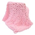 thumbnail image 1 of Xingzhi Hand-Knitted Chunky Knit Blanket Comfort And Style Wide Application Easy To Maintain Polyester light pink, 1 of 6