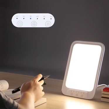 SSZMDLB under $5 Phototherapy Lamp, Sunlight Simulation LED Lamp with Touch Control, Mood Light Therapy Device, Portable SAD Light for Office Use, Reading Lamp with Timer, Home Wellness Light