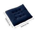 thumbnail image 3 of Plush Seat Cushion for Office Chair Thick Stool Cushion with Non Straps for Students,Teachers,and Home Use Soft Polyester Chair Pad for Extended Sitting Comfort,50x50x5cm Washable Cover, 3 of 5