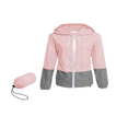 thumbnail image 2 of Qiylii Femmes Veste de Pluie Packable Couleur Extérieure Bloc Coupe-Vent à Capuche, 2 of 6
