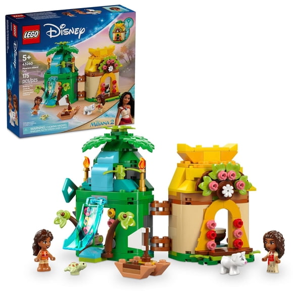 LEGO Disney Princess Les jeux de Moana sur l’île 43260 Ensemble de construction (175 pièces)