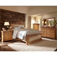 thumbnail image 3 of Progressive Furniture Willow 3 Drawer Wood Nightstand in Distressed Pine Tan, 3 of 4
