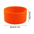 thumbnail image 2 of RXIRUCGD Étui en Silicones pour Tasses Réutilisable Résistant à la Chaleur Étui Protecteur pour Tasse Étui en Silicone pour Verres Isolés Bouteille de Protection, 2 of 5