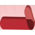 thumbnail image 1 of Ahgly Company Machine Washable Indoor Rectangle Transitional Pastel Pink Area Rugs, 2' x 4', 1 of 7