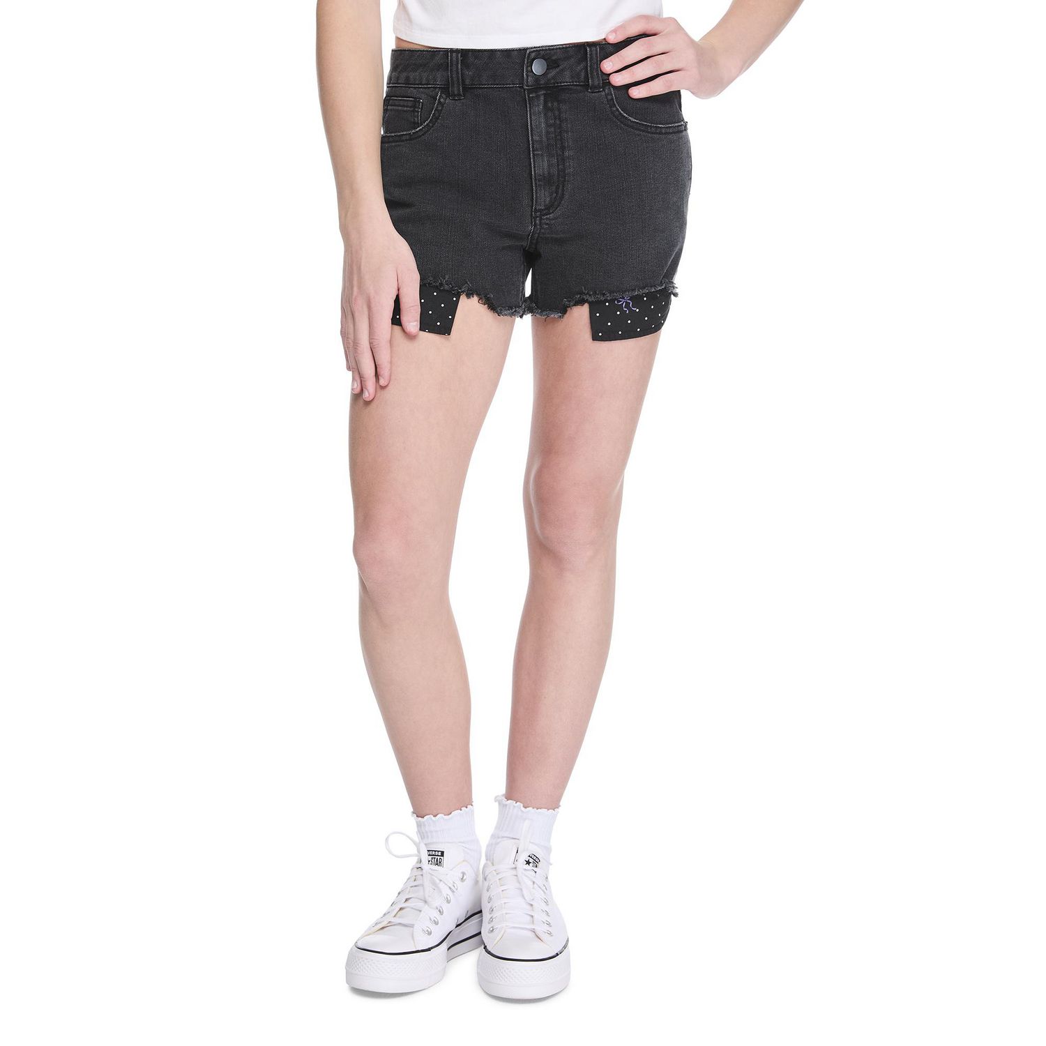 Short en denim avec ourlet déstructuré My Sister’s Closet pour filles