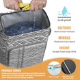 thumbnail image 4 of Aesthetic Insulated Backpack Cooler - 20L Soft Cooler Bag, Earthy Design for Beach & Travel, 4 of 6
