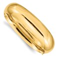 thumbnail image 1 of 14k Yellow Gold 17.45mm Hinged Bangle Bracelet, 1 of 8