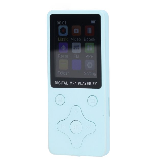 MP3 MP4 Player with Earphones, BT Music Player for Sports, 1.8 Inch Color Screen, Electronic Book, 180mAh Battery, Built in Pedometer