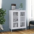 thumbnail image 1 of vidaXL Storage Cabinet White 80x35x101.5 cm Steel, 1 of 5