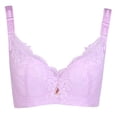 thumbnail image 5 of B91xZ Womens Double Support Wireless Bra Cotton Unlined Underwire Bra,C 36/80C, 5 of 5