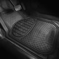 thumbnail image 3 of FH Group Solid Black Heavy Duty Floor Mats from FH Group for Auto Car w/ Free Dash Mat, 3 of 6