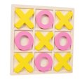 thumbnail image 2 of Milaget Tic TAC Toe Board Game Classical Family Games Brain Teaser for Kids Families Yellow Pink, 2 of 9