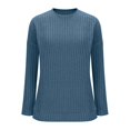thumbnail image 4 of Women's Ribbed Sweater Set 2025 - Long Sleeve Tunic Leggings | Button Front Knit Pullover, 4 of 8