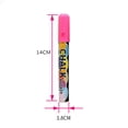 thumbnail image 3 of Dustless Erasable Markers,Car Markers for Glass Washable –6mm Liquid Chalk Car Paint Pen Wet Erasable, 1 Neon Chalk Markers for Chalkboard, Blackboard, Bistro, Glass, Mirrors, Auto Windshield,Pink, 3 of 4