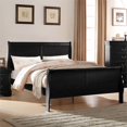 thumbnail image 2 of ACME Louis Philippe Full Bed in Black, 2 of 4