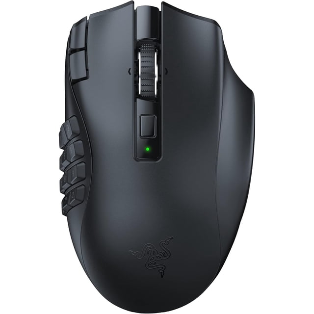 Refurbished (Excellent) - Razer Naga V2 HyperSpeed Wireless MMO Gaming Mouse