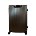 thumbnail image 4 of TRAVLR Valise Rigide Stries Medium (25 Pouces) Extensible, Anti-Rayures, Huit Roues Silencieuses Roues et Cadenas TSA - Brun, 4 of 6