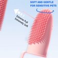 thumbnail image 4 of Pet Oral Care Set - 3 Pack Silicone Toothbrushes for Dogs and Cats SHENMO, 4 of 5