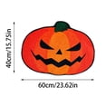 thumbnail image 2 of Halloween Pumpkin Bath Mat Non Funny Cute Microfiber Washable Absorbent Carpet Autumn Home Decoration Bathroom Shower Tub Rug, 2 of 6